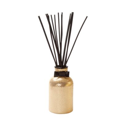 GIFT SET FIORE luxury collection STICKS ML.1000 GOLD PYTHON COUTURE VASE