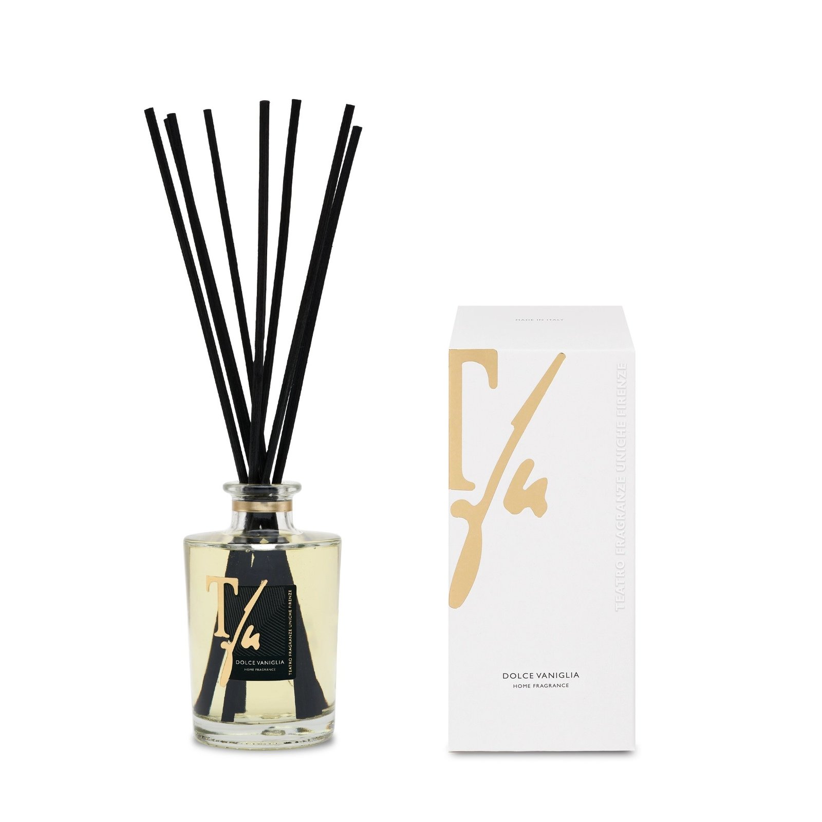 SWEET VANILLA (Dolce Vaniglia), 250 ml Diffuser With Sticks, Teatro Fragranze Uniche