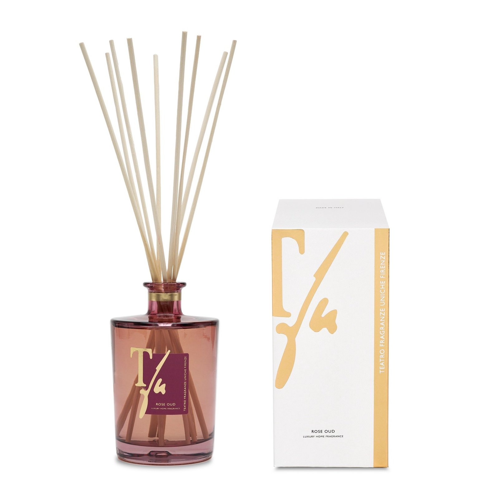 ROSE OUD (Luxury collection),  500 ml Diffuser With Sticks , Teatro Fragranze Uniche