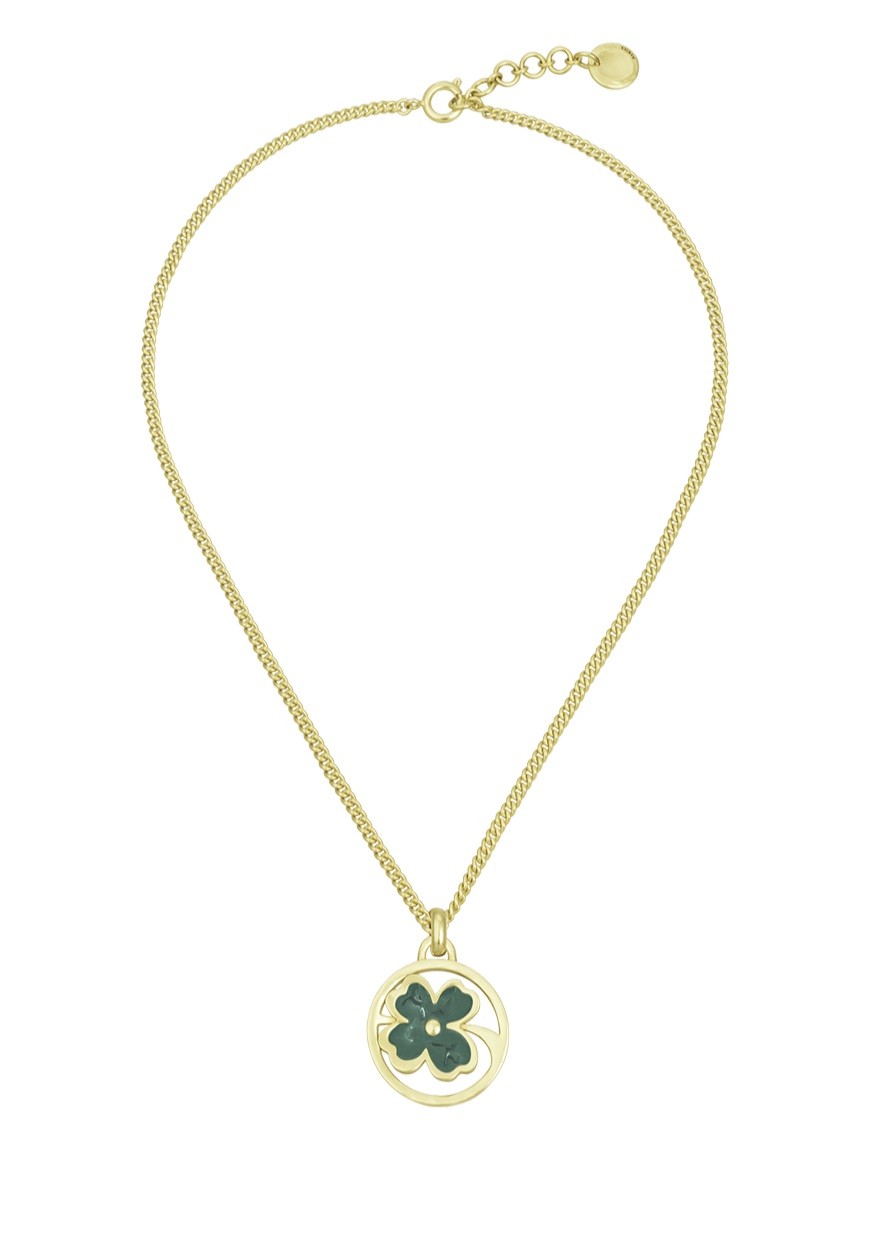 Sonia Rykiel, GOLDEN MEDALS LUCKY CLOVER NECKLACE