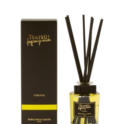 CITRUS (Borgo degli Agrumi), 100 ml Diffuser with Sticks, Teatro Fragranze Uniche