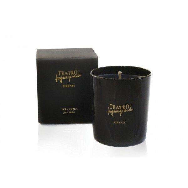 PURE AMBER (Pura Ambra), Candle 160 gr, Teatro Fragranze Uniche